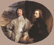 DYCK, Sir Anthony Van Sir Endymion Porter and the Artist dfh Spain oil painting reproduction